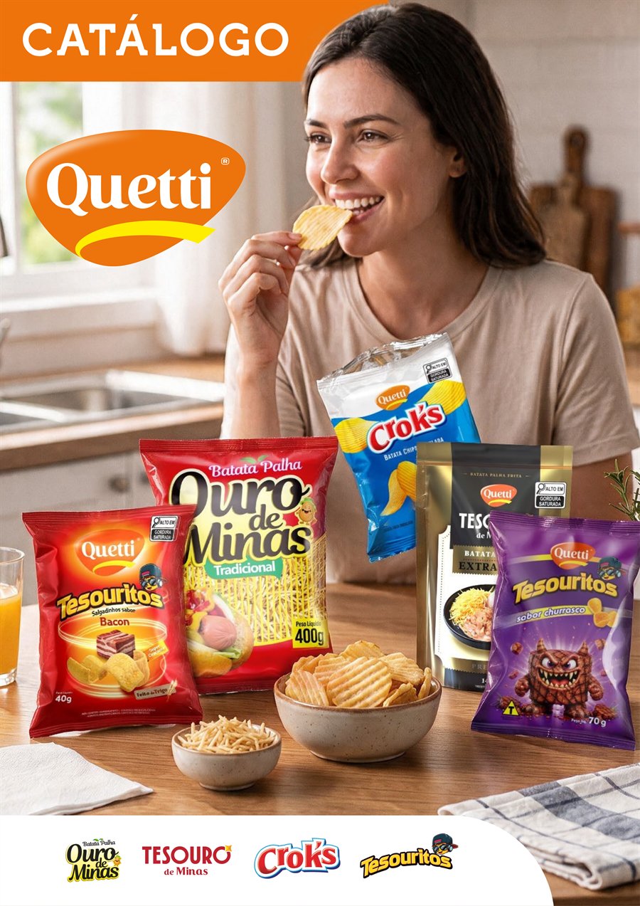 Capa do Catálogo Quetti 2026